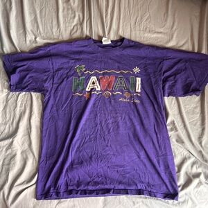 Vintage Purple Hawaii Graphic T-Shirt